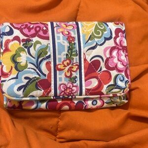 Vera Bradley Floral Quilted “HOPE GARDEN” Kisslock wallet Y2K